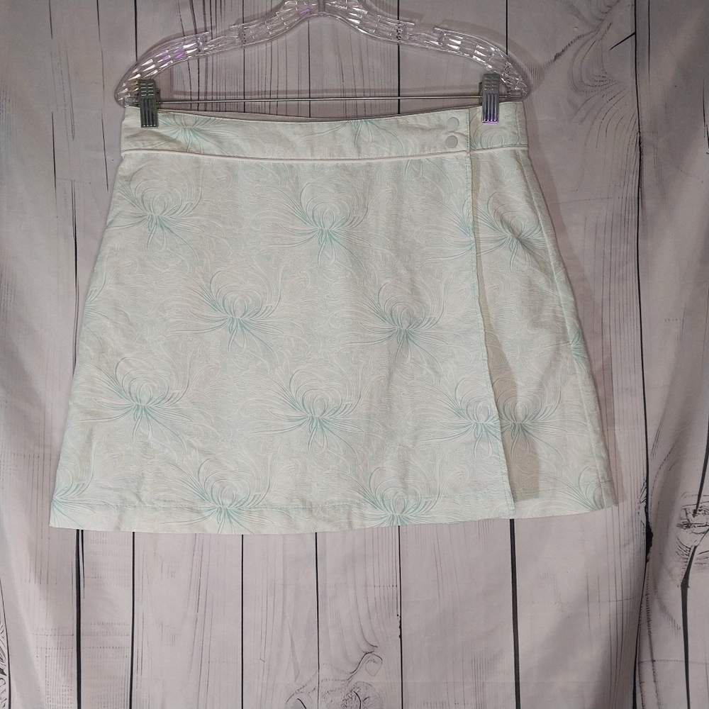 Patagonia Button Out Boardie Blue Reef Coastal Tropical Athletic Wrap Skirt